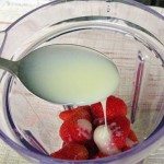 Cách làm mứt dừa màu hồng 2